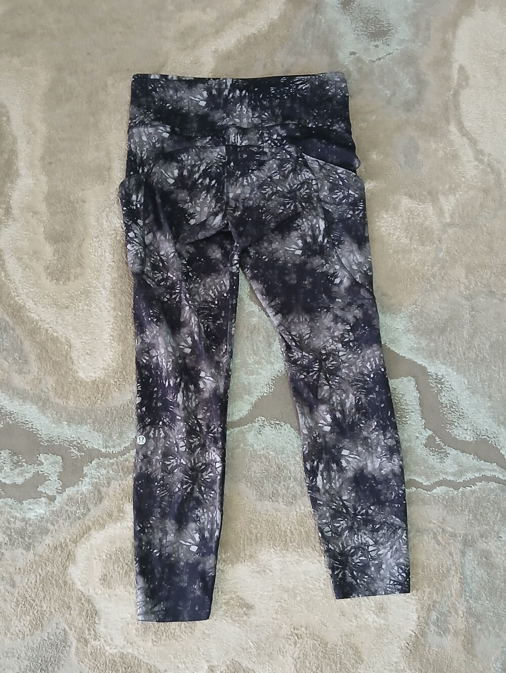 Lululemon Fast and Free High-Rise Tight 25" Nulux Ink Vapor Ice Grey Multi - Picture 7 of 10